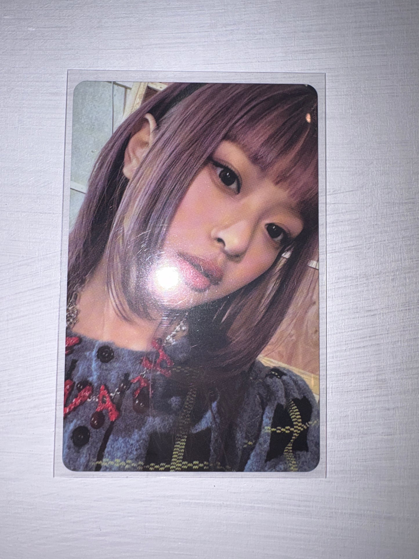 Hanni OMG Message Ver Album Card
