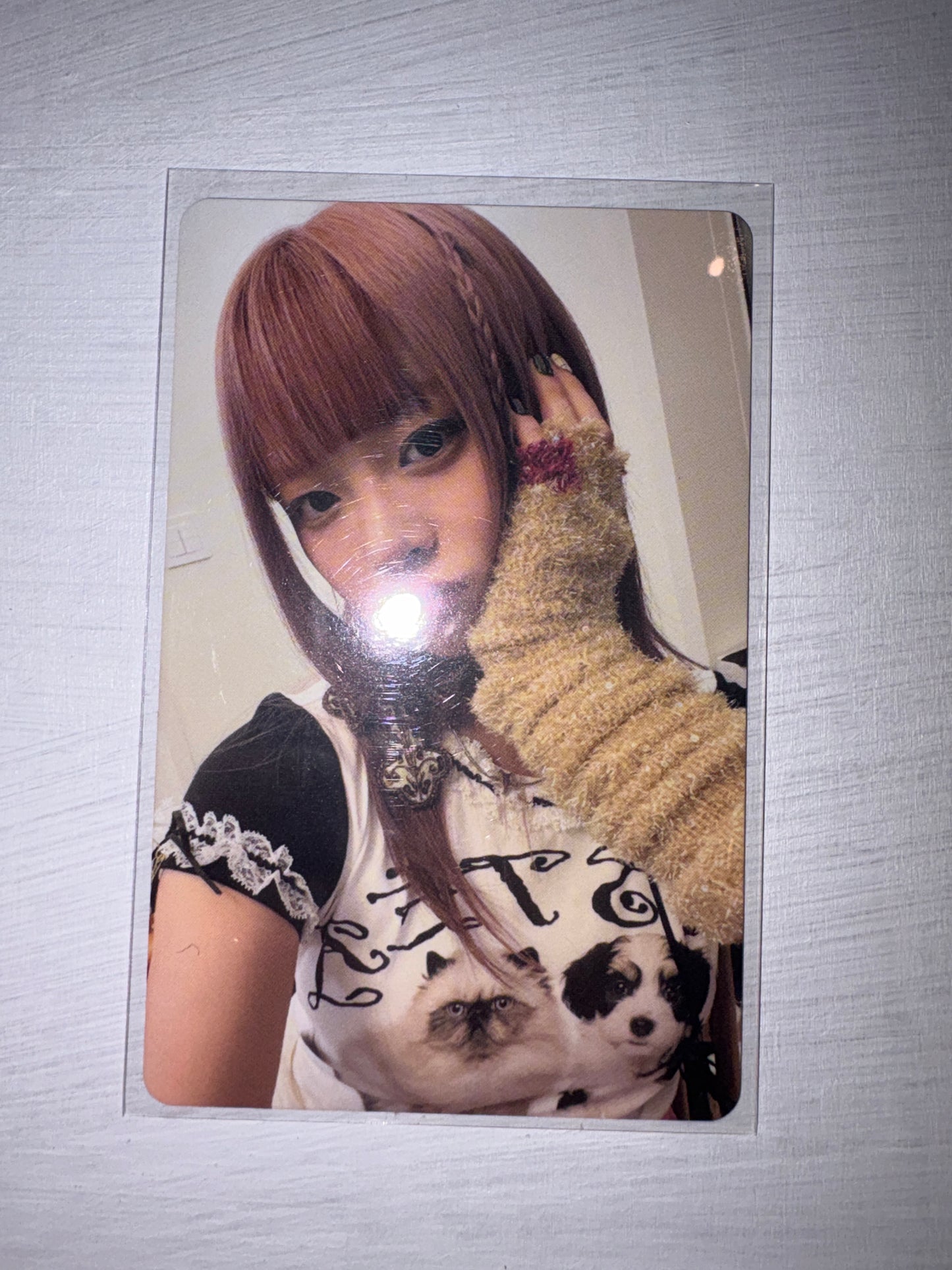 Hanni OMG Message Ver Album Card