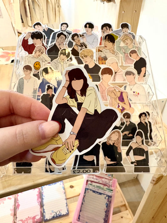 BLACKPINK Fanart Individual Member Stickers Kpop Kardz