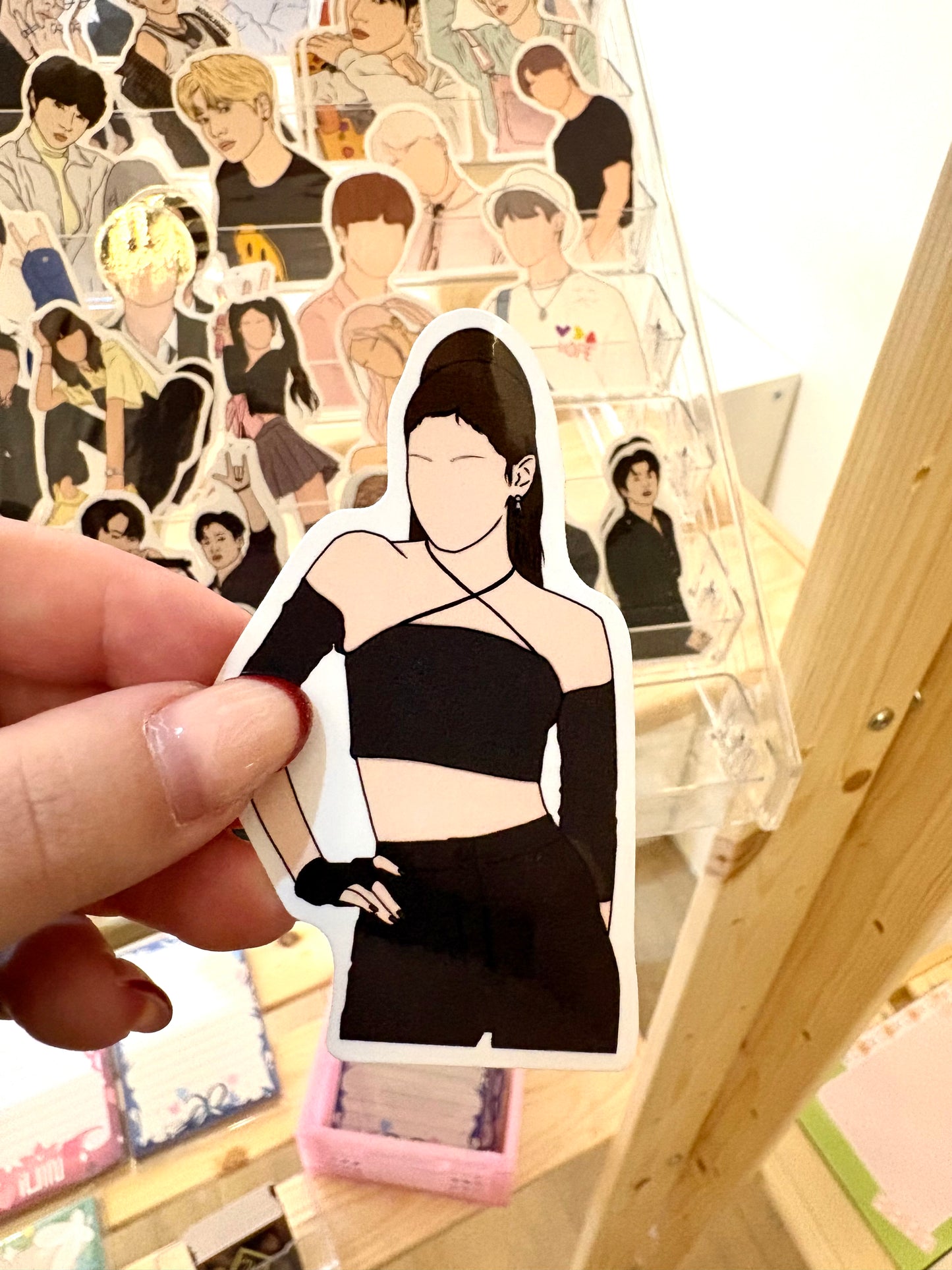 ITZY Fanart Individual Member Stickers Kpop Kardz