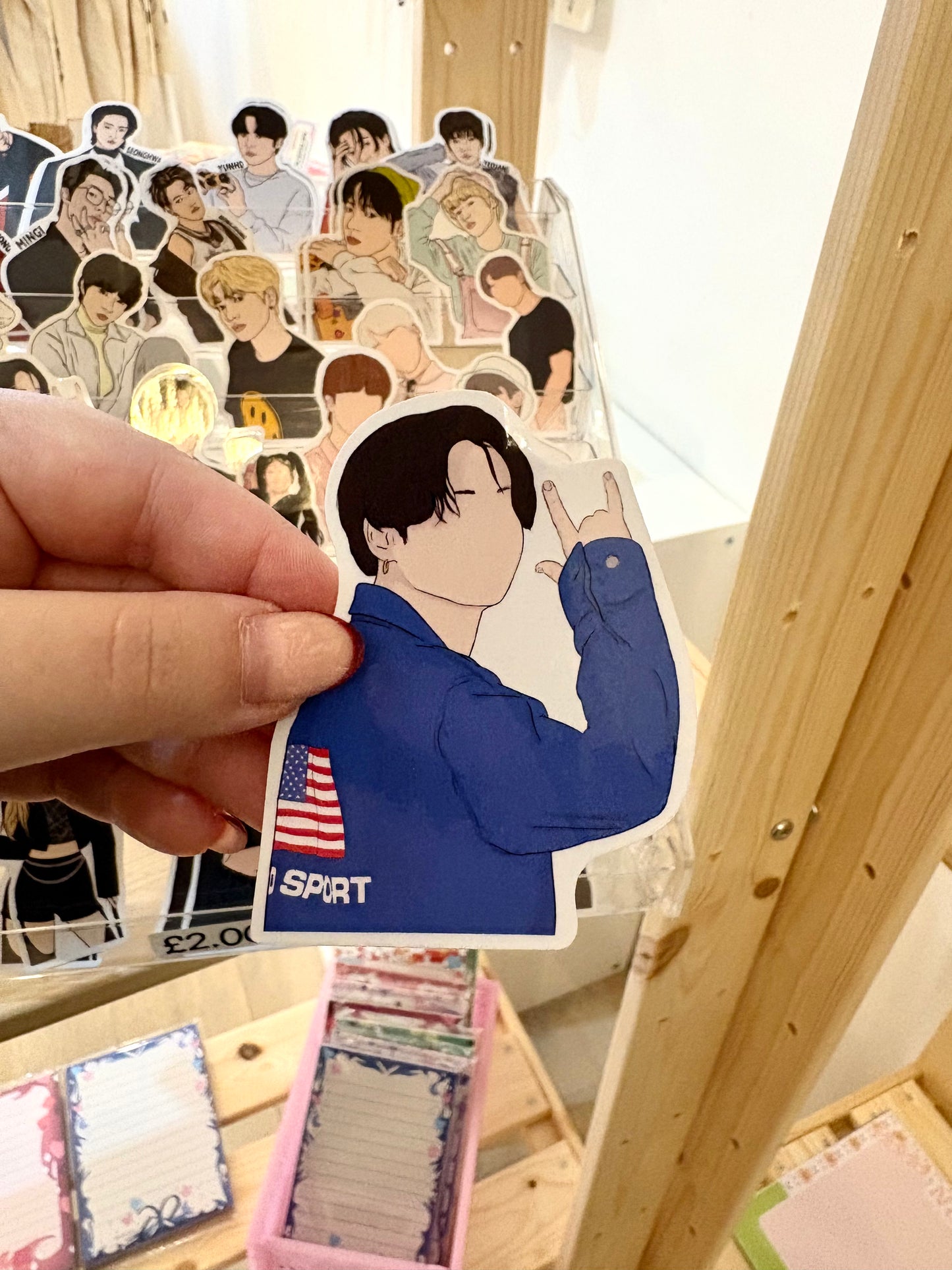 BTS Fanart Individual Member Stickers Kpop Kardz