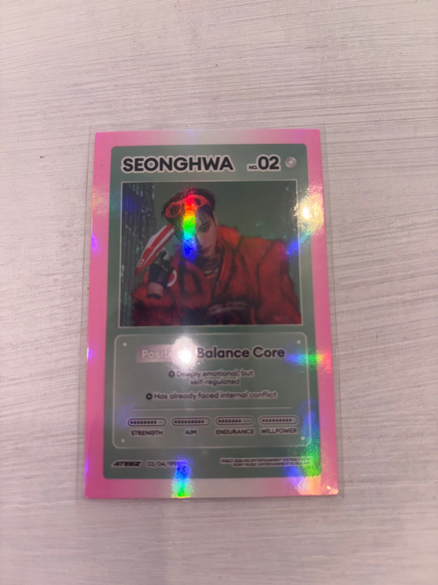 Ateez: Seonghwa Golden Hour: Part 5 Concept Album Card Kpop Kardz