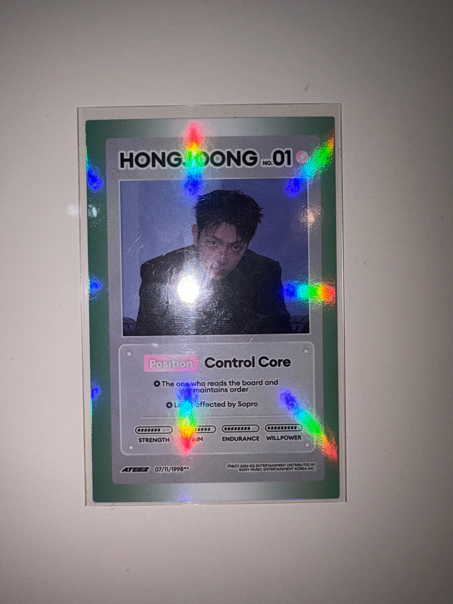 Ateez: Hongjoong Golden Hour: Part 5 Concept Album Card Kpop Kardz