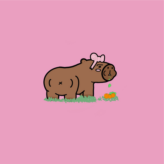 Butt Barry (The Capybara) Sticker Kpop Kardz