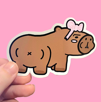 Butt Barry (The Capybara) Sticker