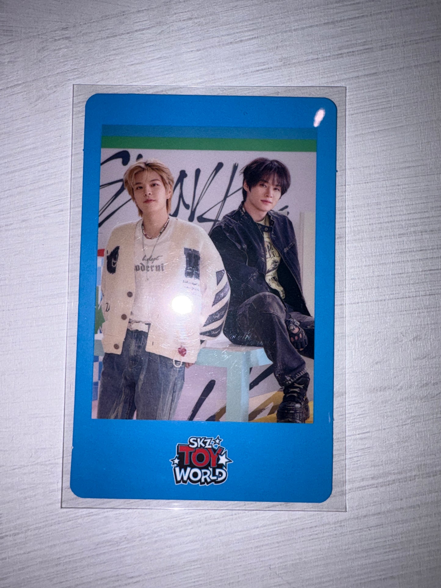 Seungmin+Lee Know Unit Skz Toy Wold Card