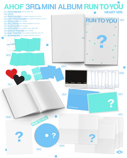 AHOF - 3rd Mini Album [RUN TO YOU] PHOTOBOOK Ver Kpop Kardz