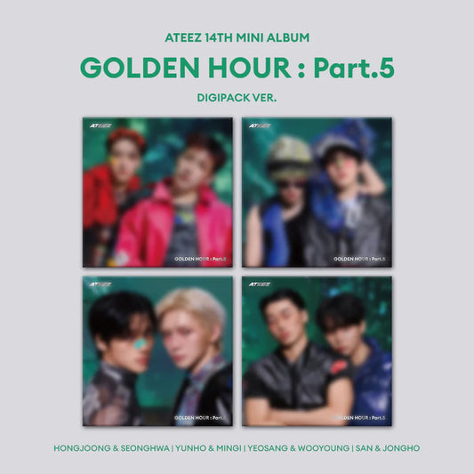 ATEEZ - [GOLDEN HOUR : Part.5] DIGIPACK UNIT Ver (RANDOM UNIT)