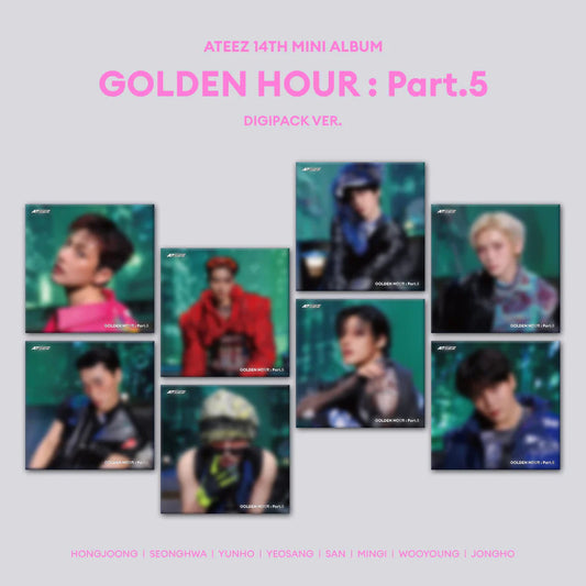 ATEEZ - [GOLDEN HOUR : Part.5] DIGIPACK Ver (RANDOM MEMBER)