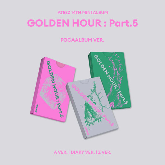 ATEEZ - [GOLDEN HOUR : Part.5] POCAALBUM Ver (RANDOM VERSION)