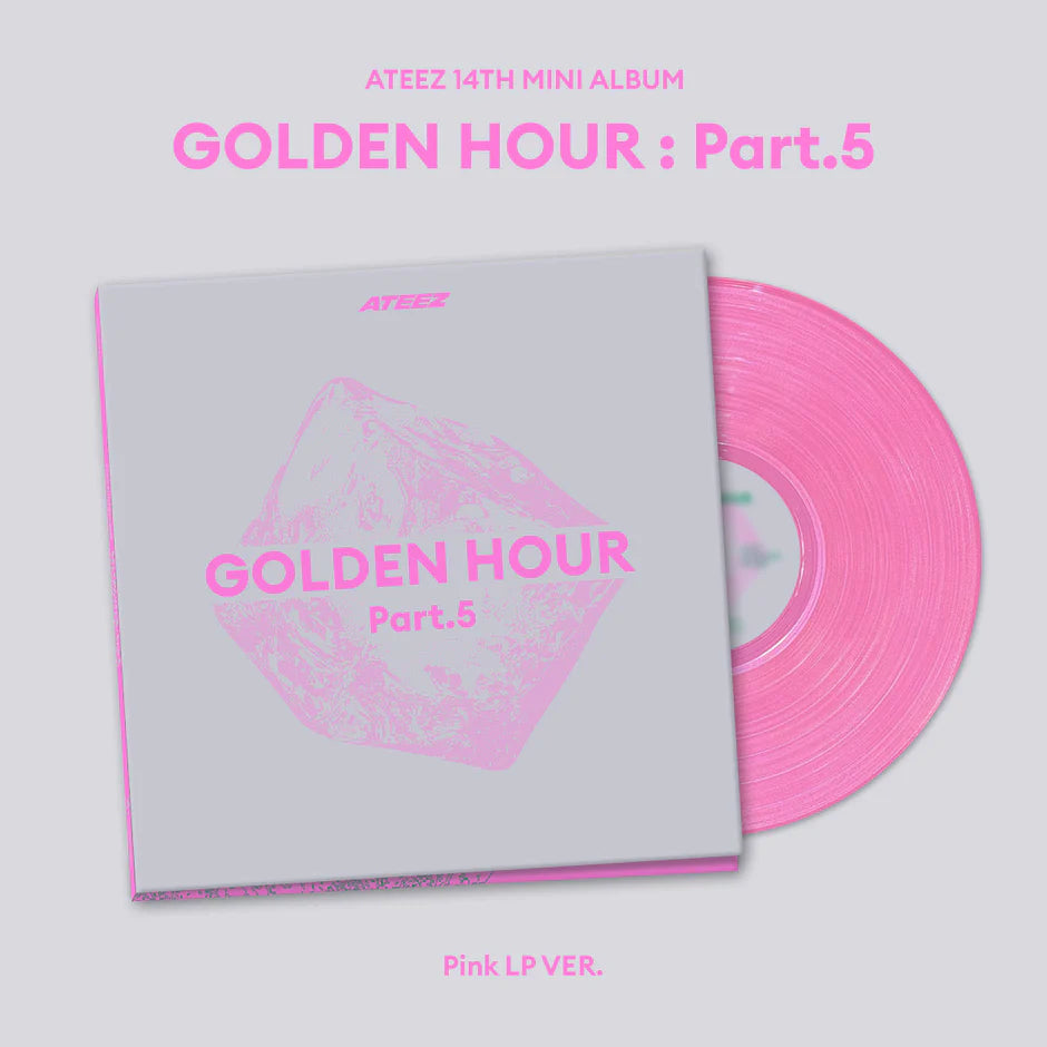 ATEEZ - [GOLDEN HOUR : Part.5] (Pink LP VER)