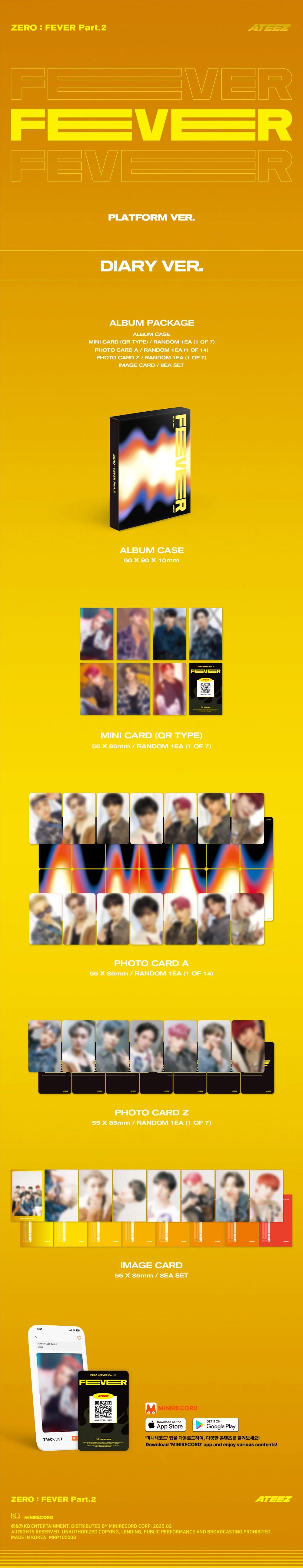 ATEEZ: [Zero: Fever Part 2] Platform Ver (VERSION CHOICE)