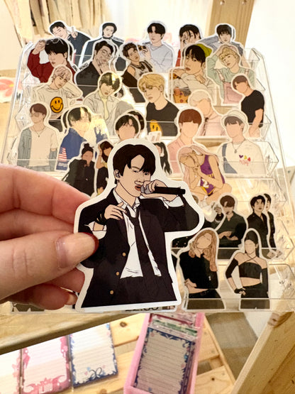 STRAYKIDS Fanart Individual Member Stickers Kpop Kardz