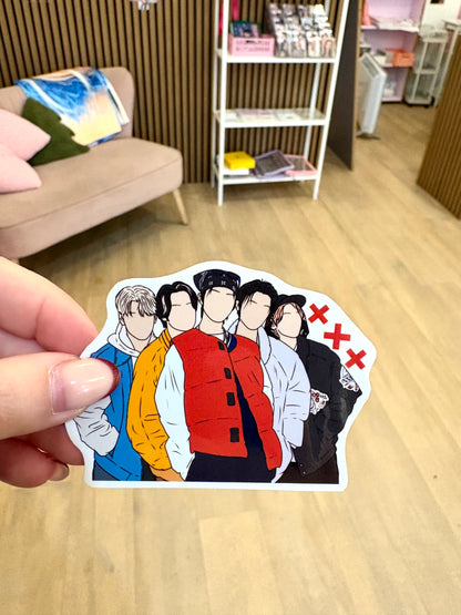 Kpop Fanart Individual Group Stickers Kpop Kardz