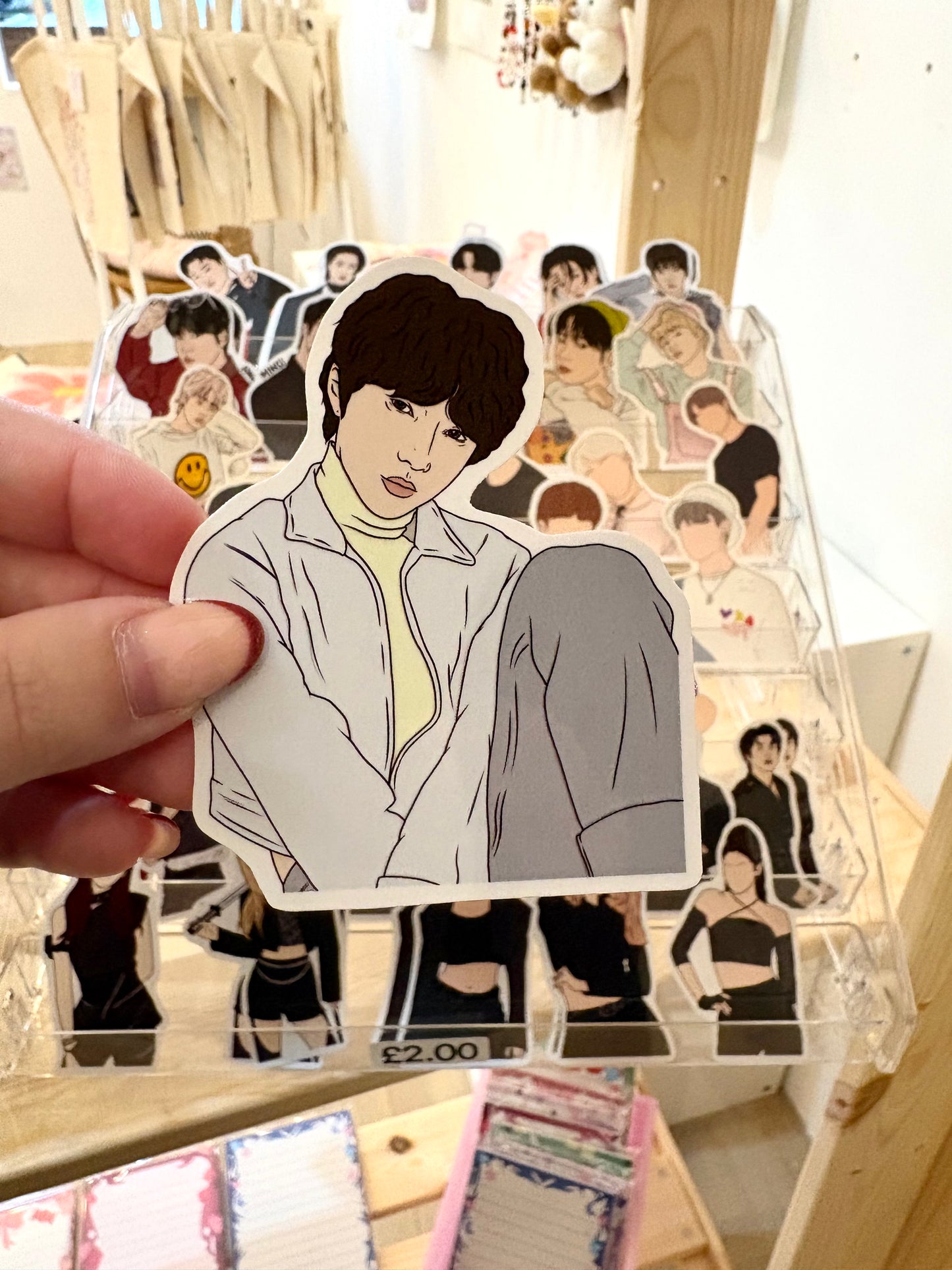 TXT Fanart Individual Member Stickers Kpop Kardz
