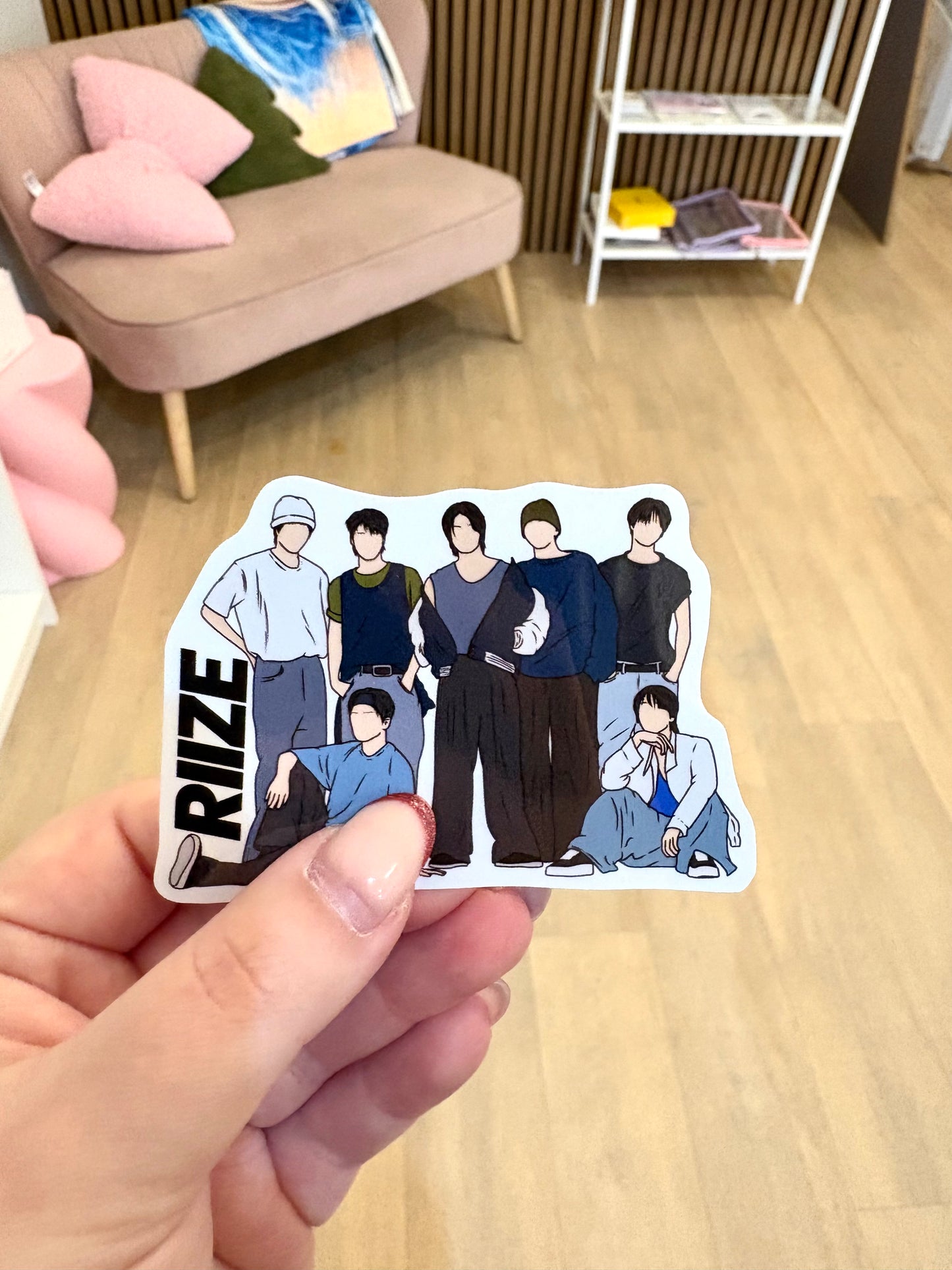Kpop Fanart Individual Group Stickers Kpop Kardz
