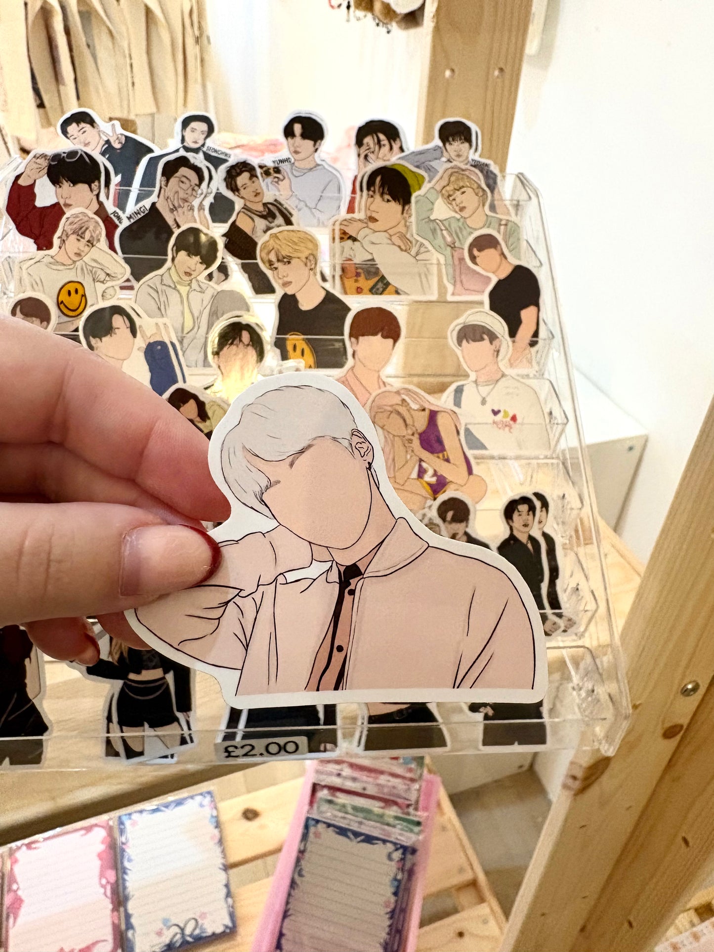 BTS Fanart Individual Member Stickers Kpop Kardz