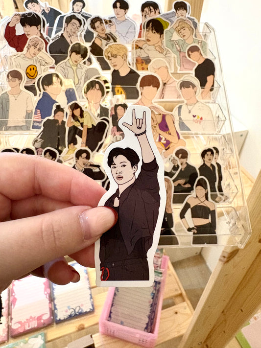 STRAYKIDS Fanart Individual Member Stickers Kpop Kardz