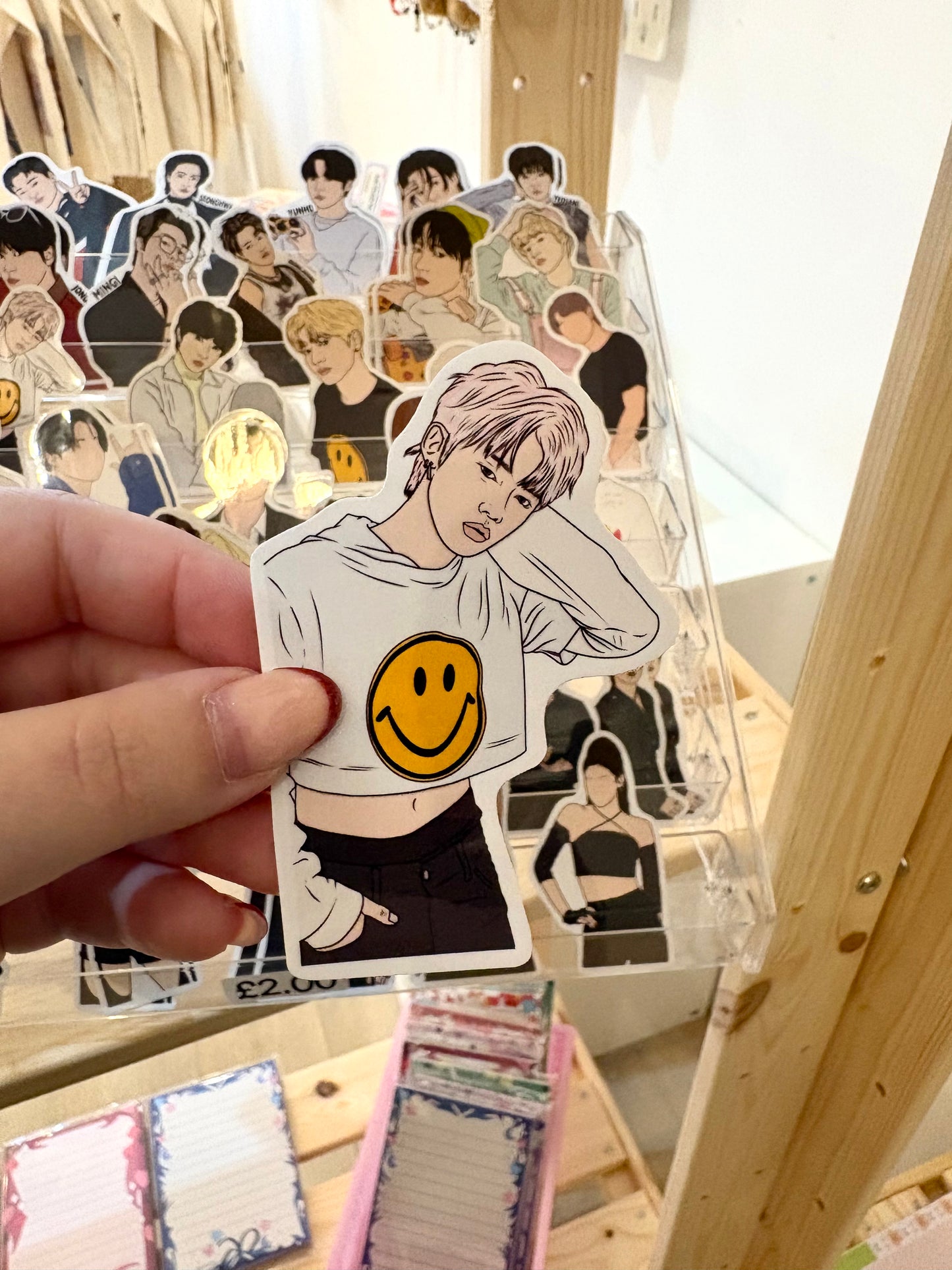 TXT Fanart Individual Member Stickers Kpop Kardz