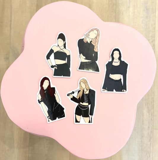 ITZY Fanart Individual Member Stickers Kpop Kardz