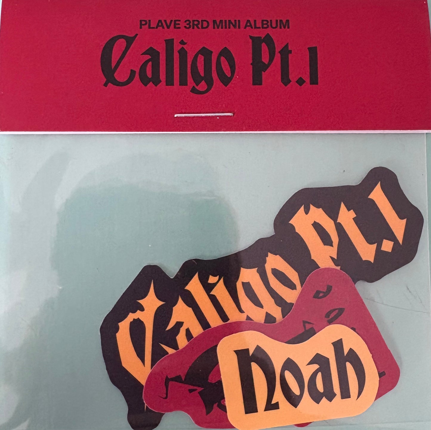 Plave Caligo Part 1 Vanguard Noah Sticker Pack Album Inclusion Kpop Kardz