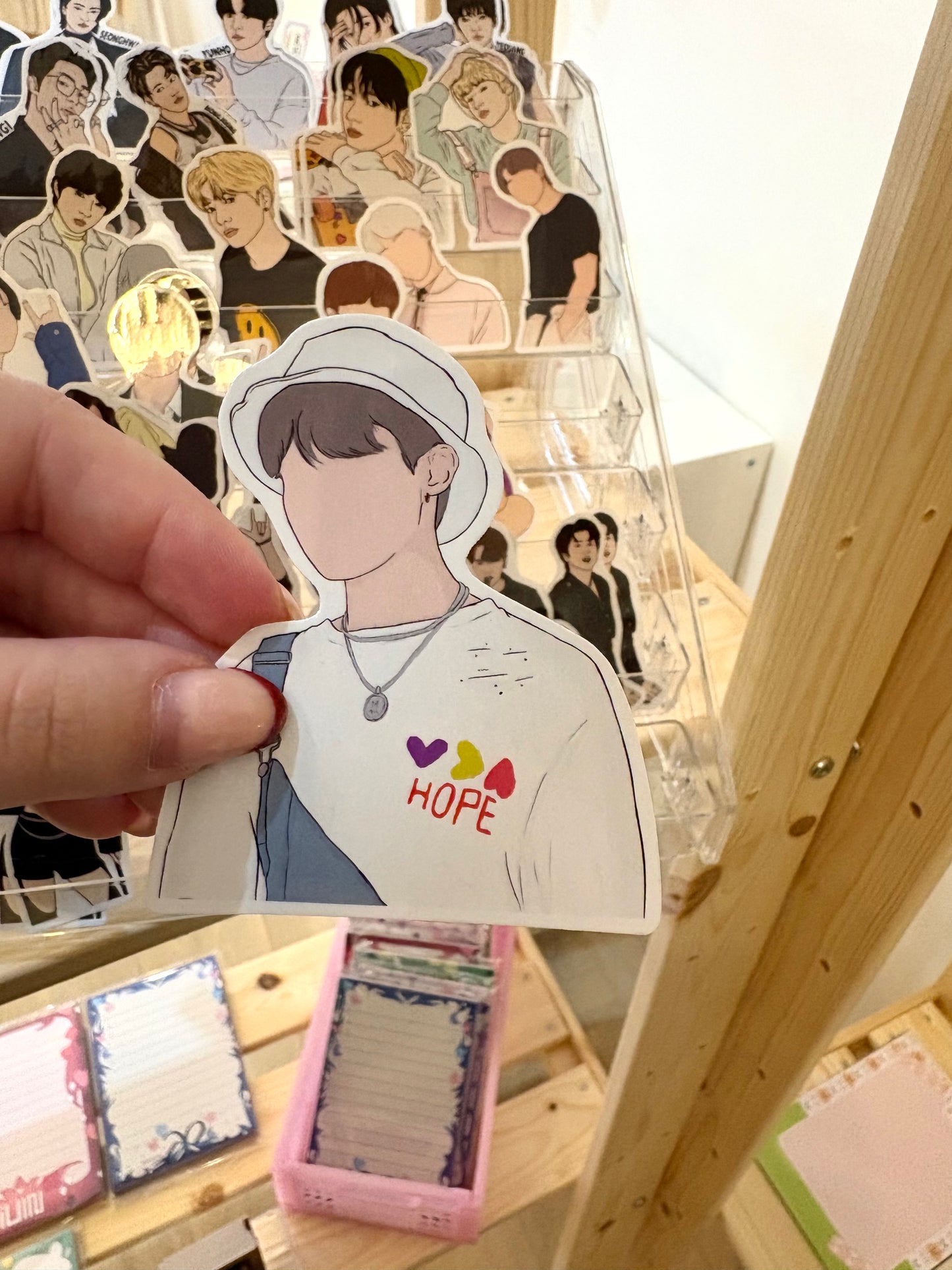BTS Fanart Individual Member Stickers Kpop Kardz