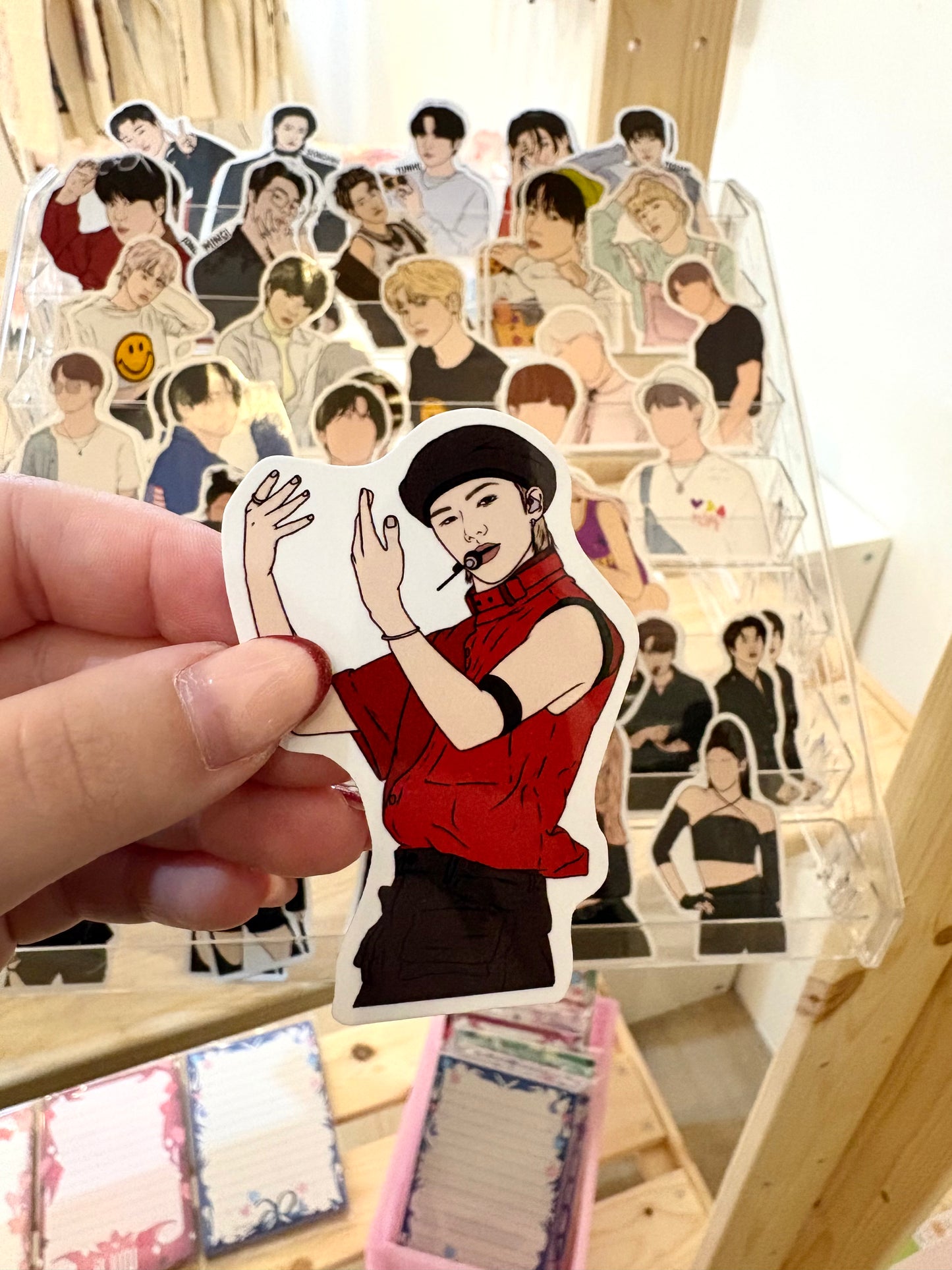 STRAYKIDS Fanart Individual Member Stickers Kpop Kardz