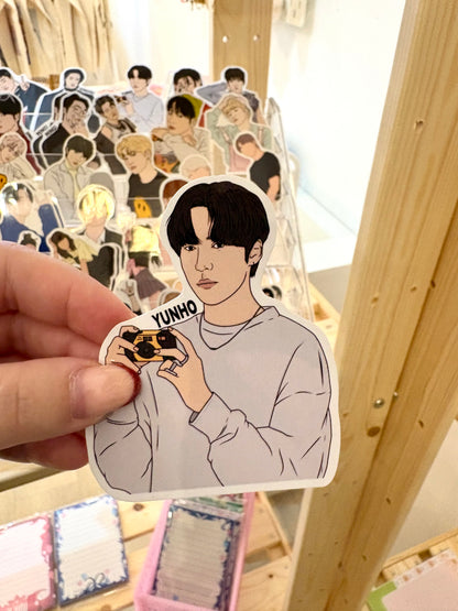 ATEEZ Fanart Individual Member Stickers Kpop Kardz