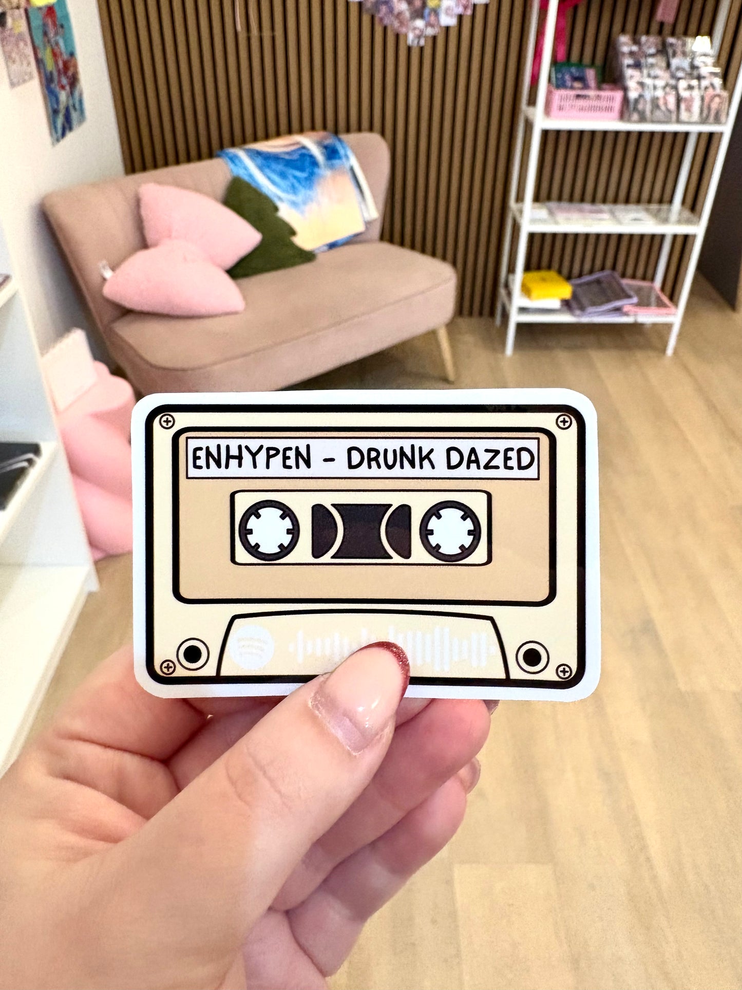 Kpop Fanart Cassette Tape Stickers