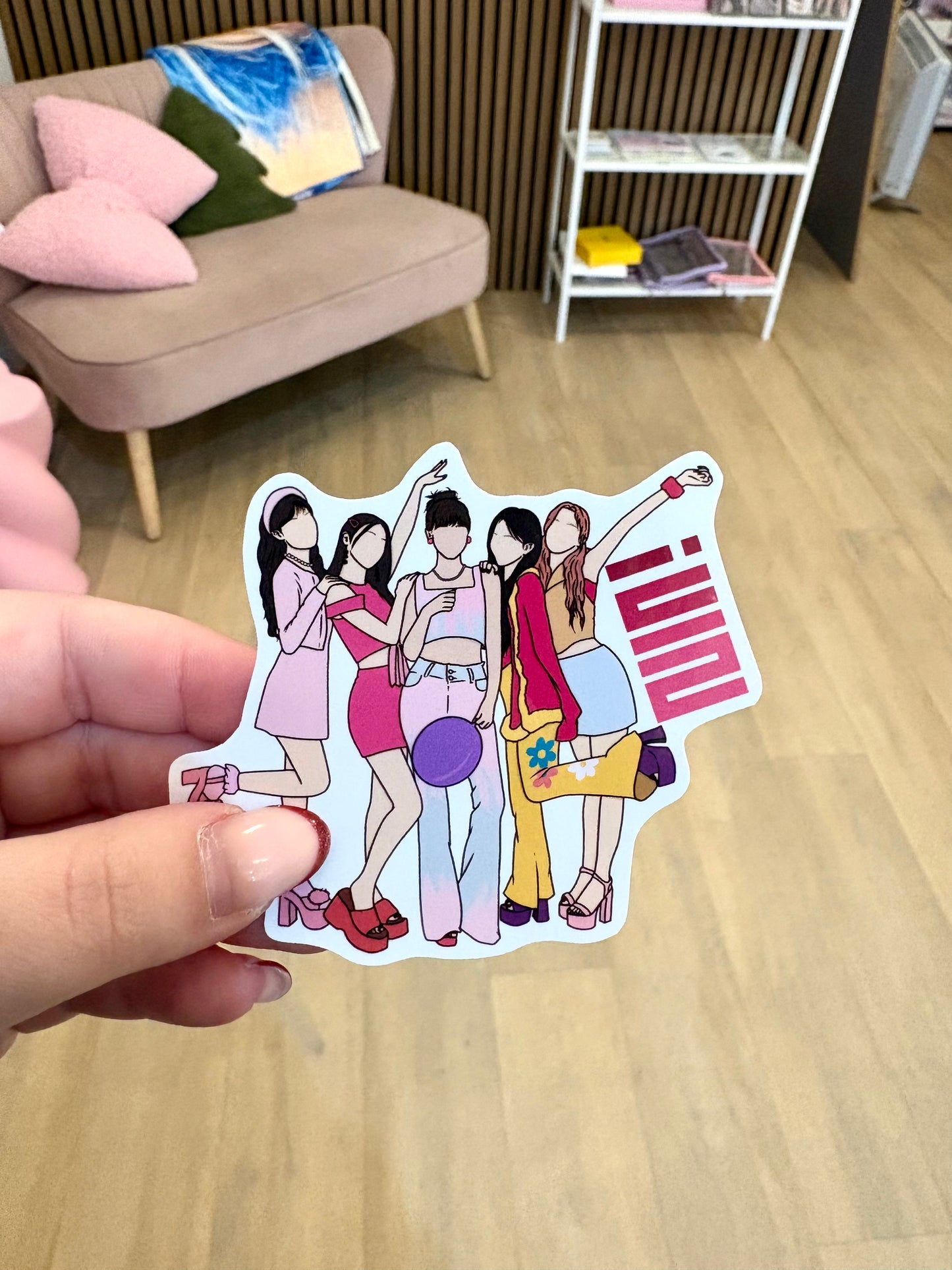Kpop Fanart Individual Group Stickers Kpop Kardz