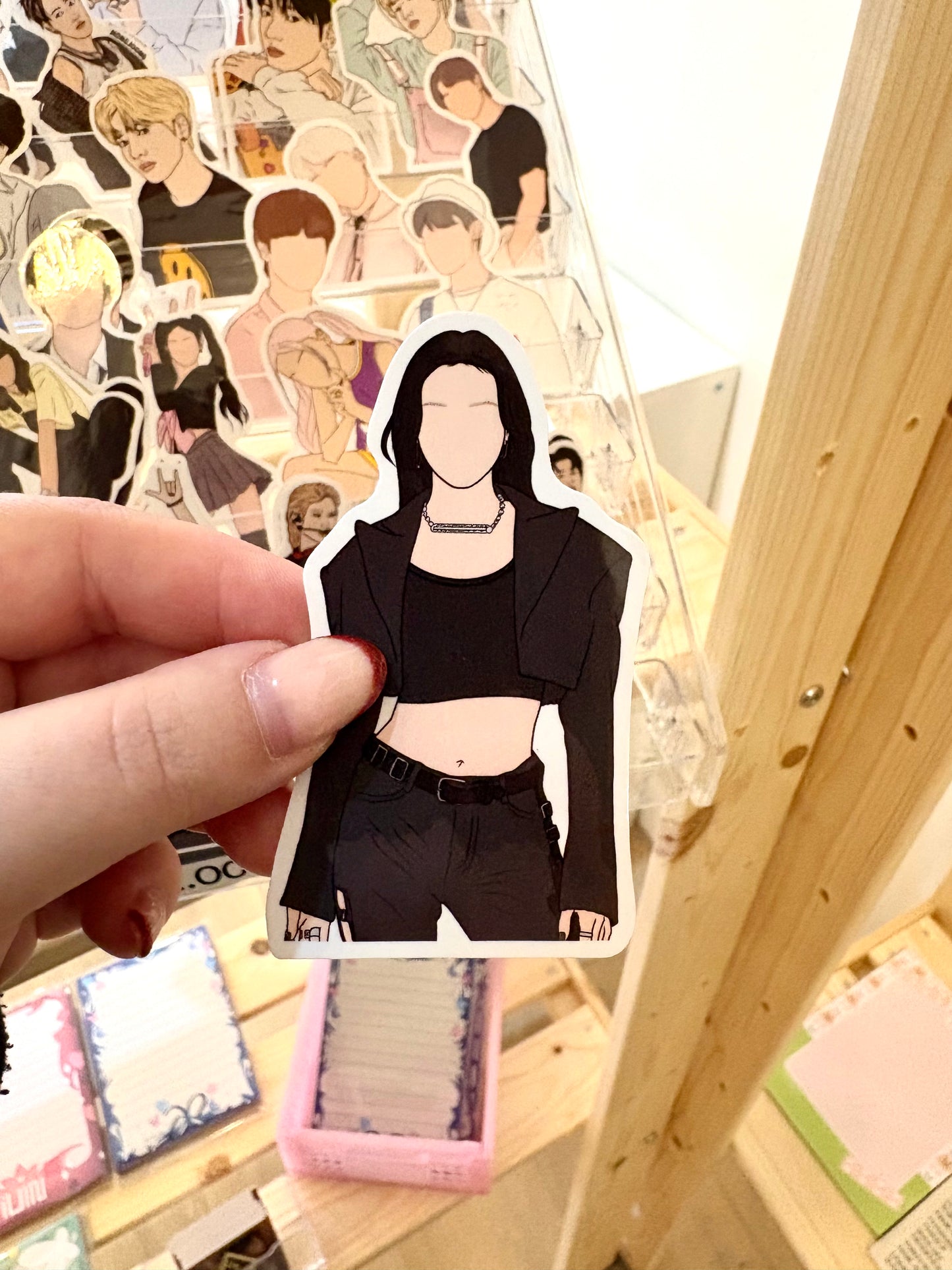 ITZY Fanart Individual Member Stickers Kpop Kardz
