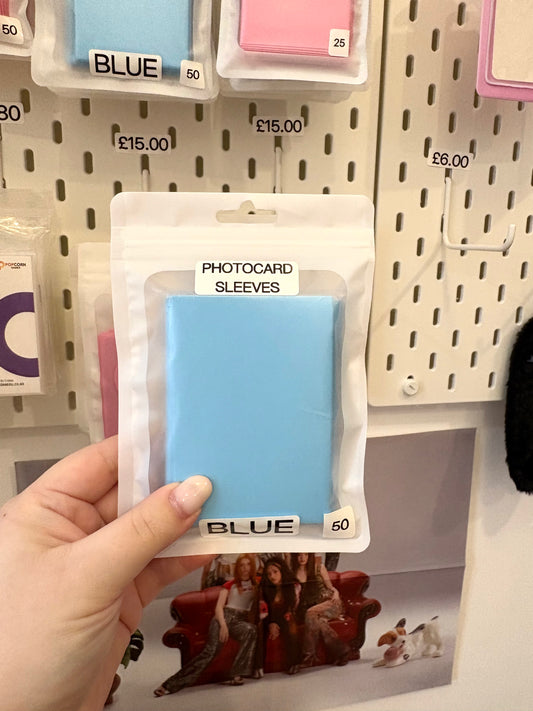 White Photocard Sleeves