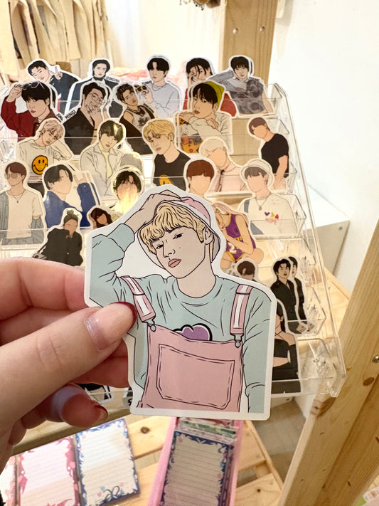 TXT Fanart Individual Member Stickers Kpop Kardz