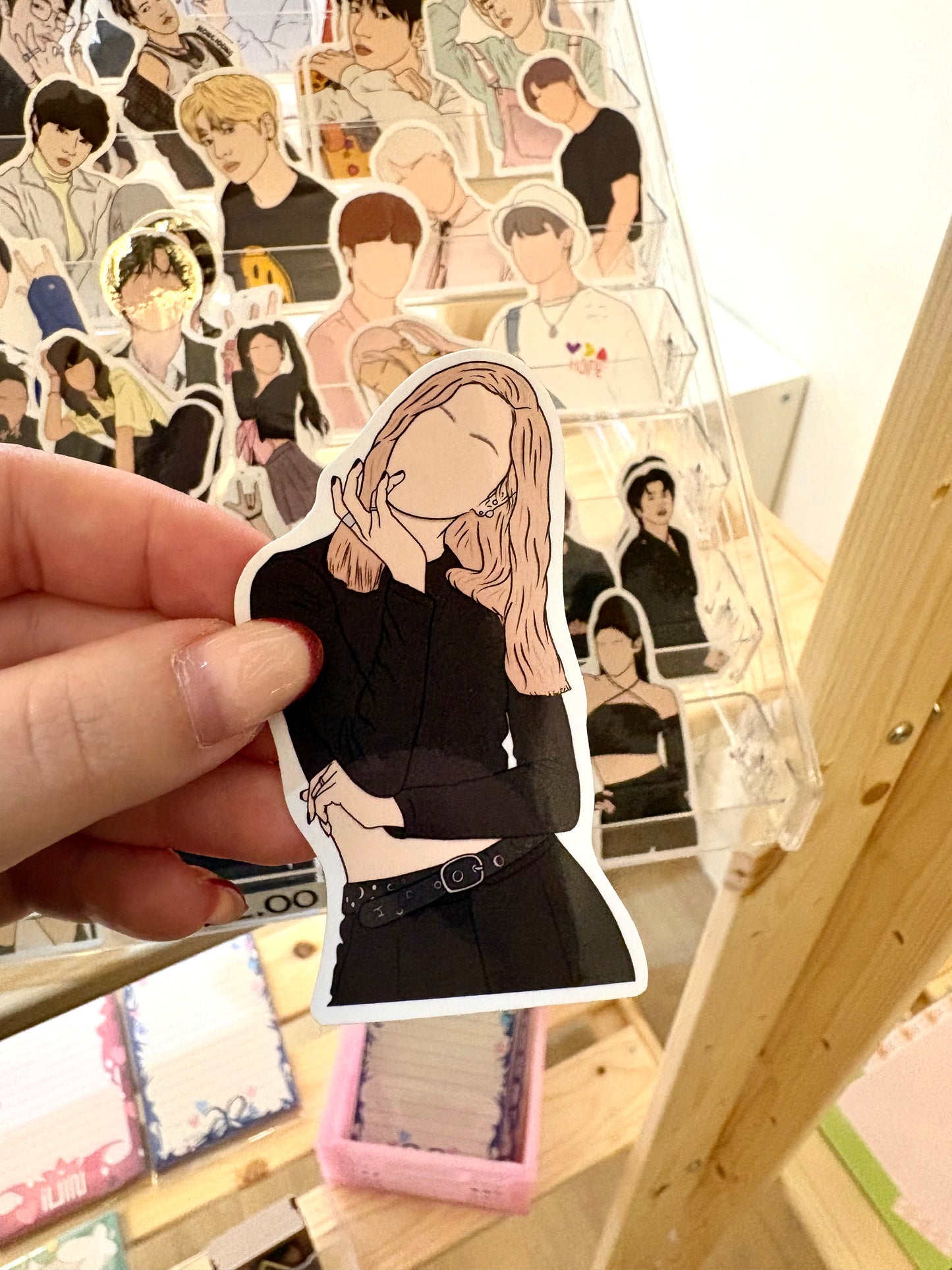 ITZY Fanart Individual Member Stickers Kpop Kardz