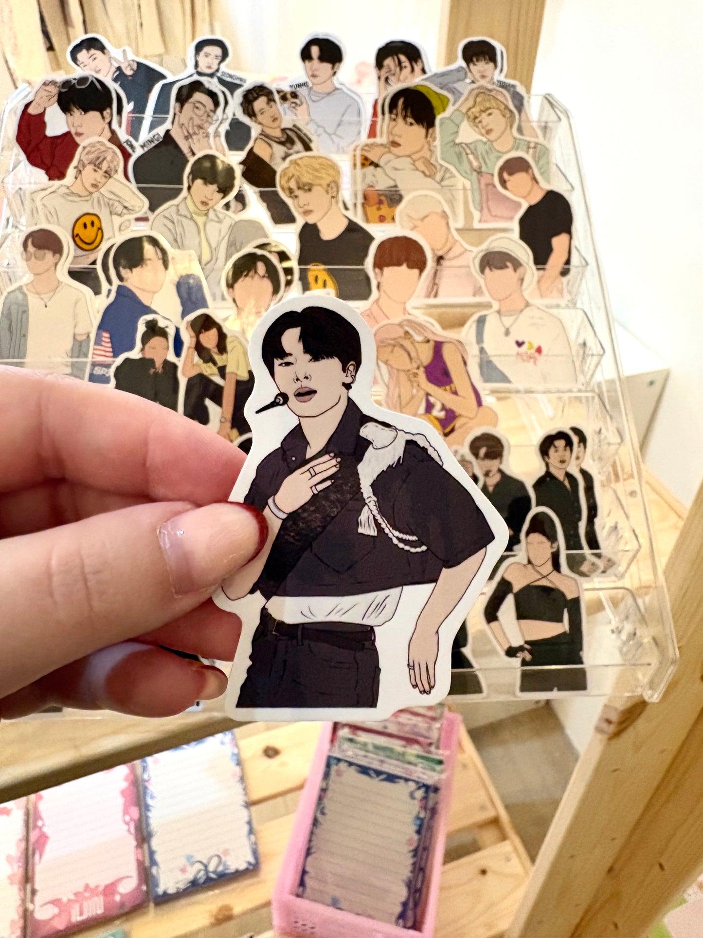 STRAYKIDS Fanart Individual Member Stickers Kpop Kardz