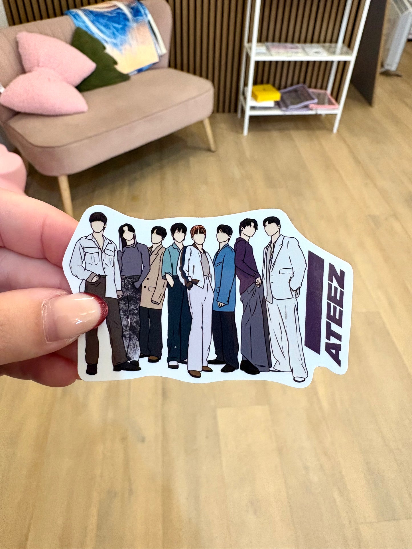 Kpop Fanart Individual Group Stickers Kpop Kardz