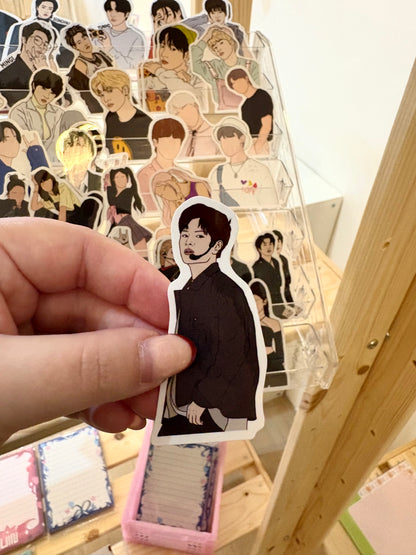 STRAYKIDS Fanart Individual Member Stickers Kpop Kardz