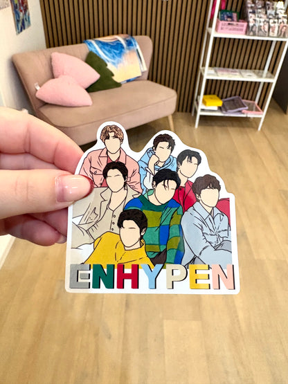 Kpop Fanart Individual Group Stickers Kpop Kardz