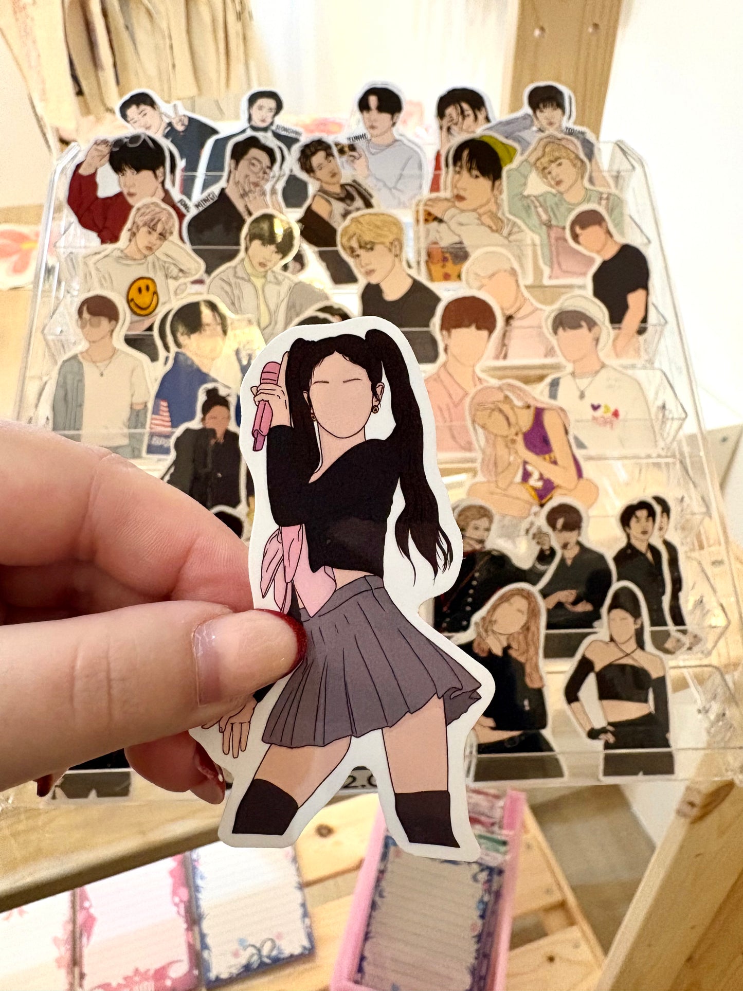 BLACKPINK Fanart Individual Member Stickers Kpop Kardz