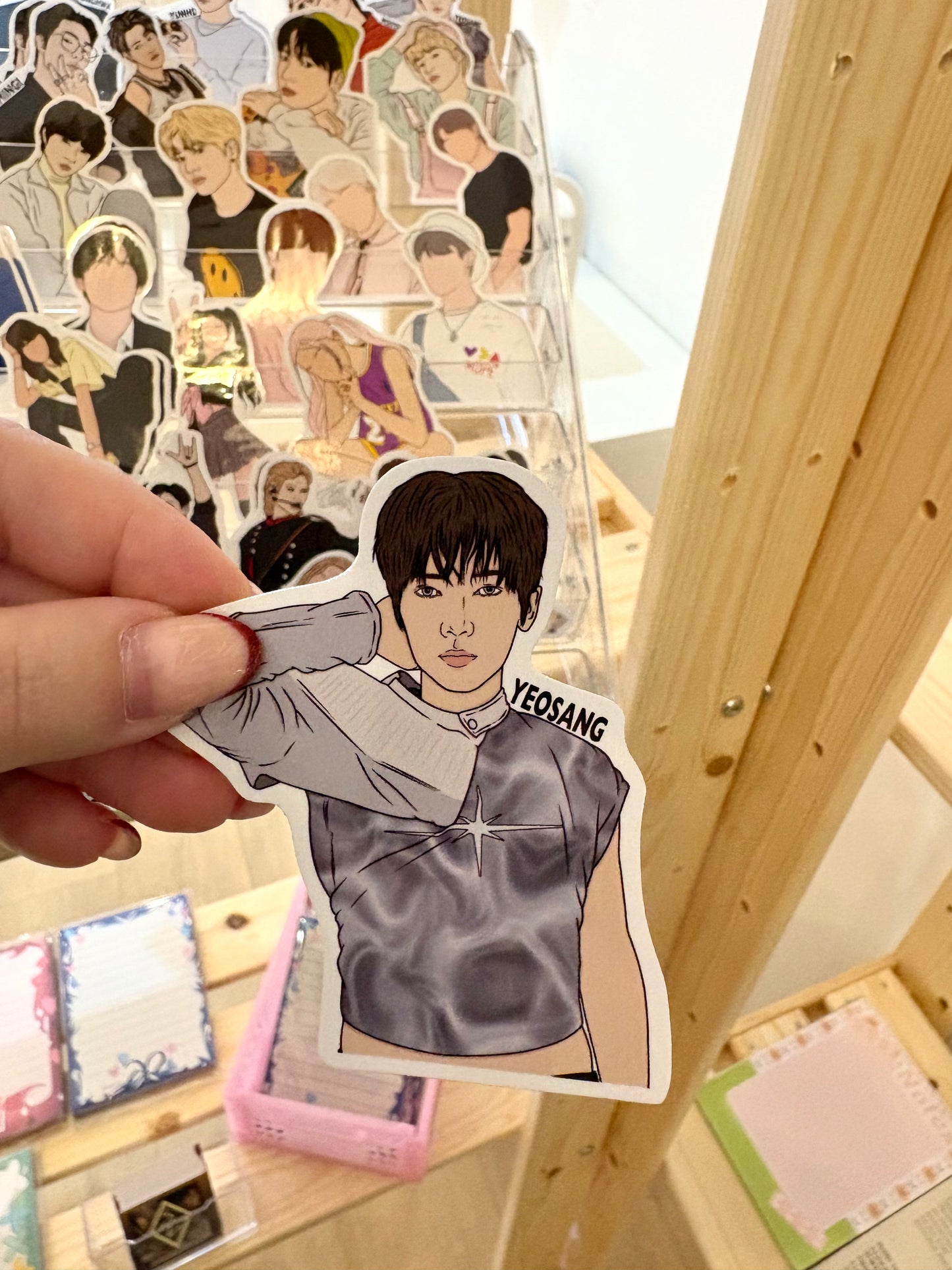 ATEEZ Fanart Individual Member Stickers Kpop Kardz