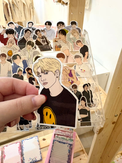 TXT Fanart Individual Member Stickers Kpop Kardz