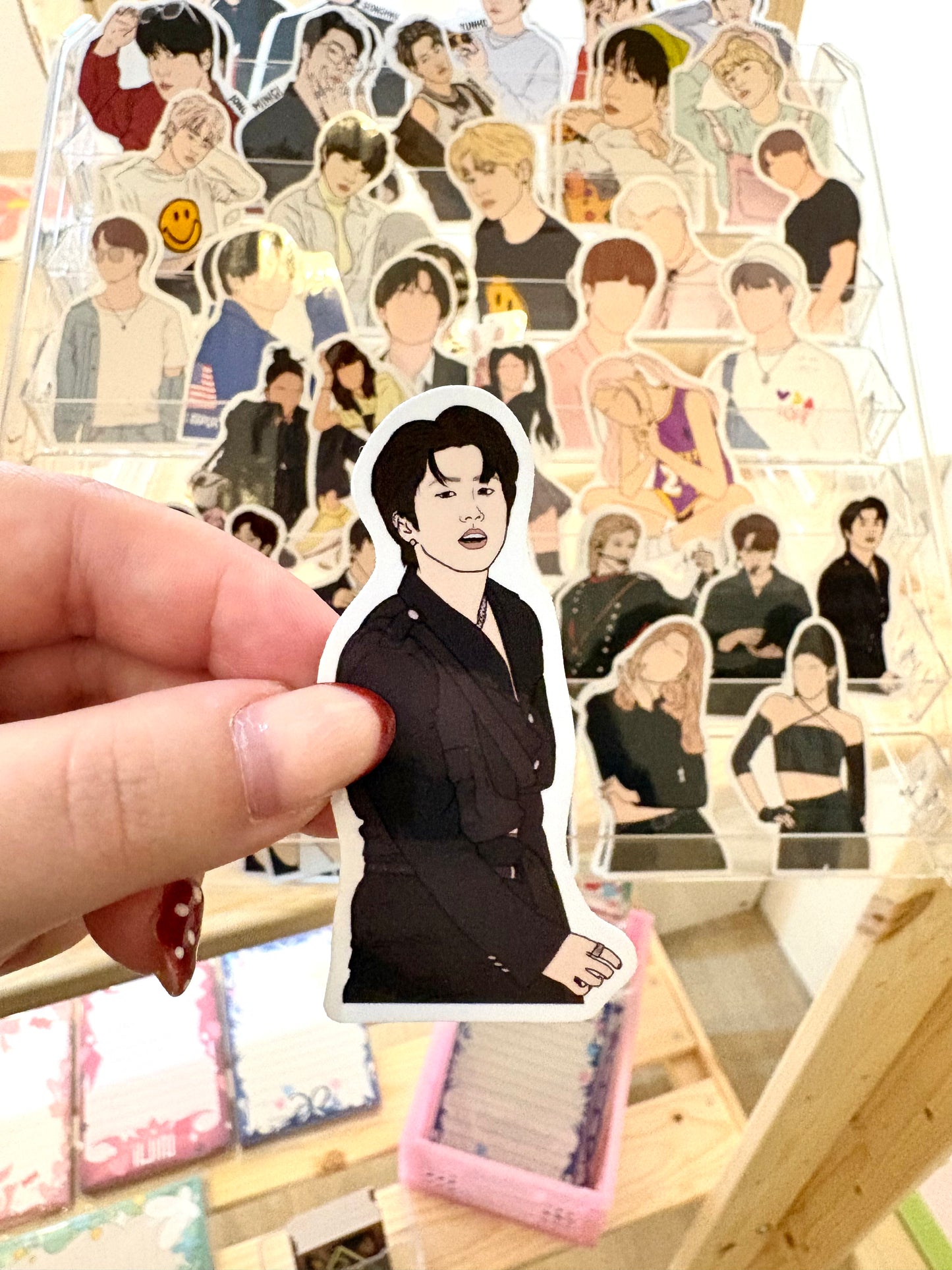 STRAYKIDS Fanart Individual Member Stickers Kpop Kardz
