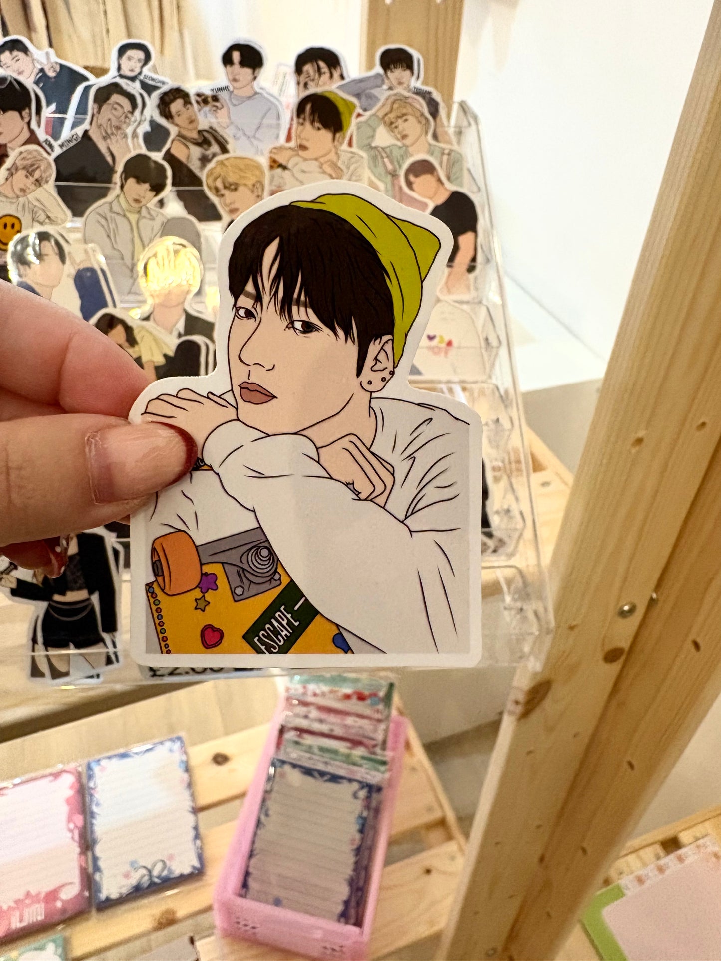 TXT Fanart Individual Member Stickers Kpop Kardz