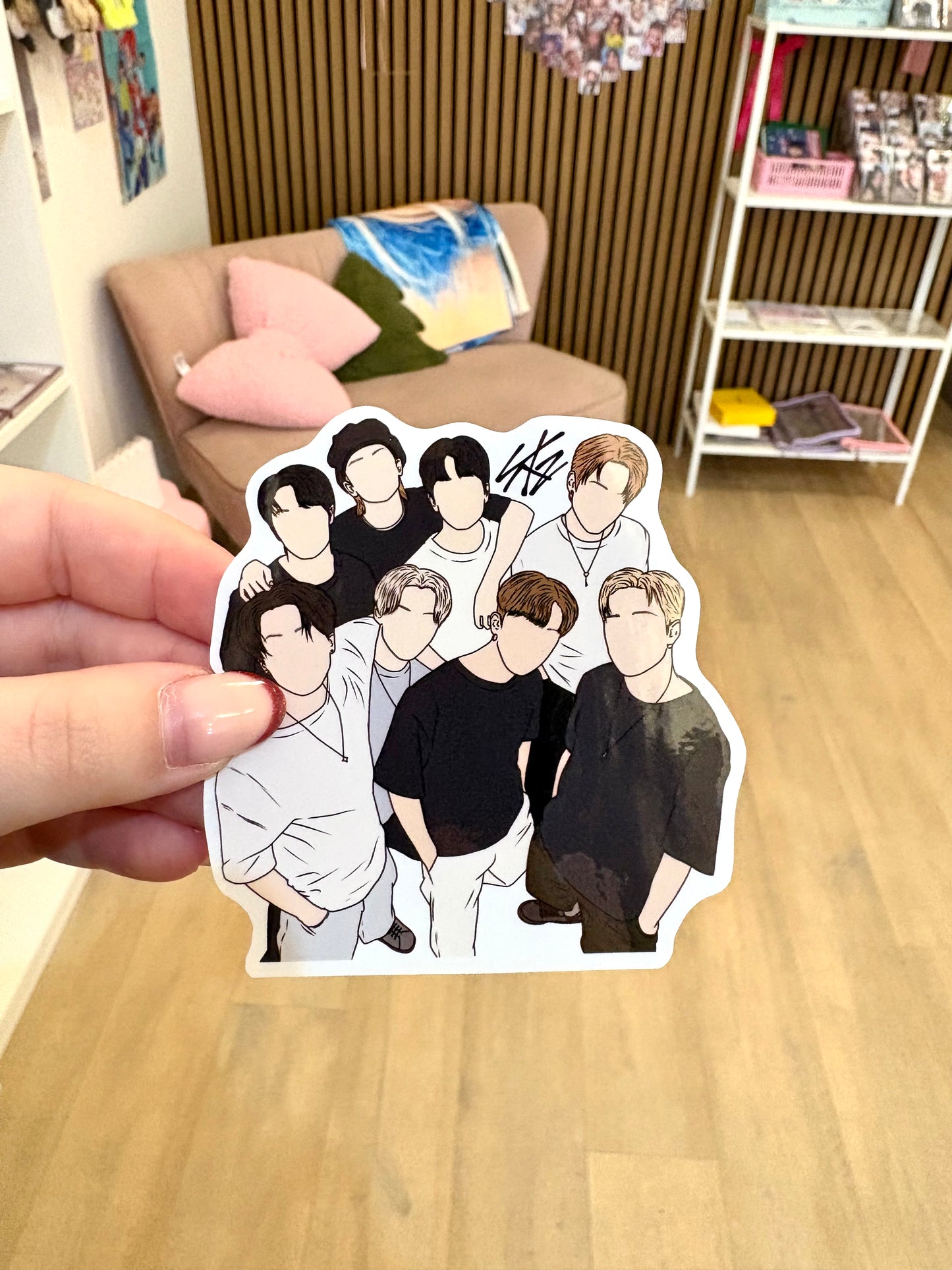 Kpop Fanart Individual Group Stickers Kpop Kardz