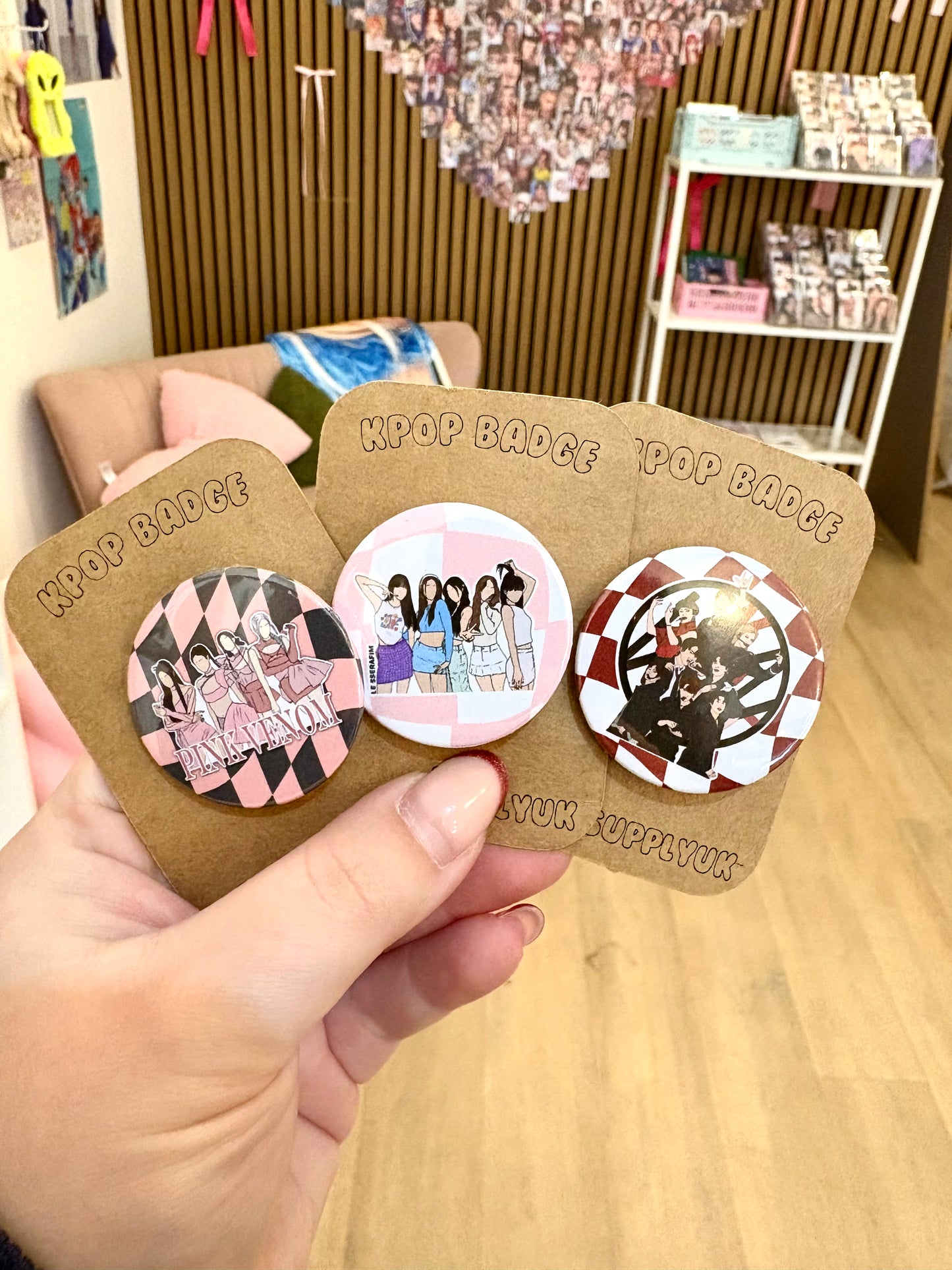 Kpop Fanart Badges Kpop Kardz