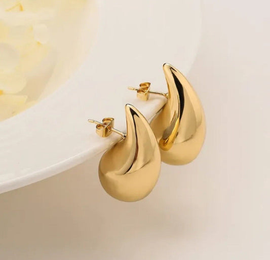 Gold Droplet Earrings