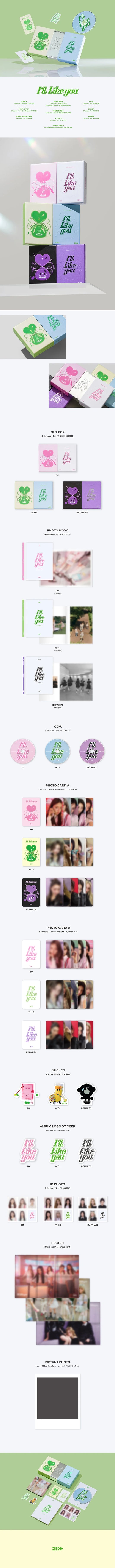 ILLIT - 2nd Mini Album [I'LL LIKE YOU] Standard Ver (VERSION CHOICE) Kpop Kardz