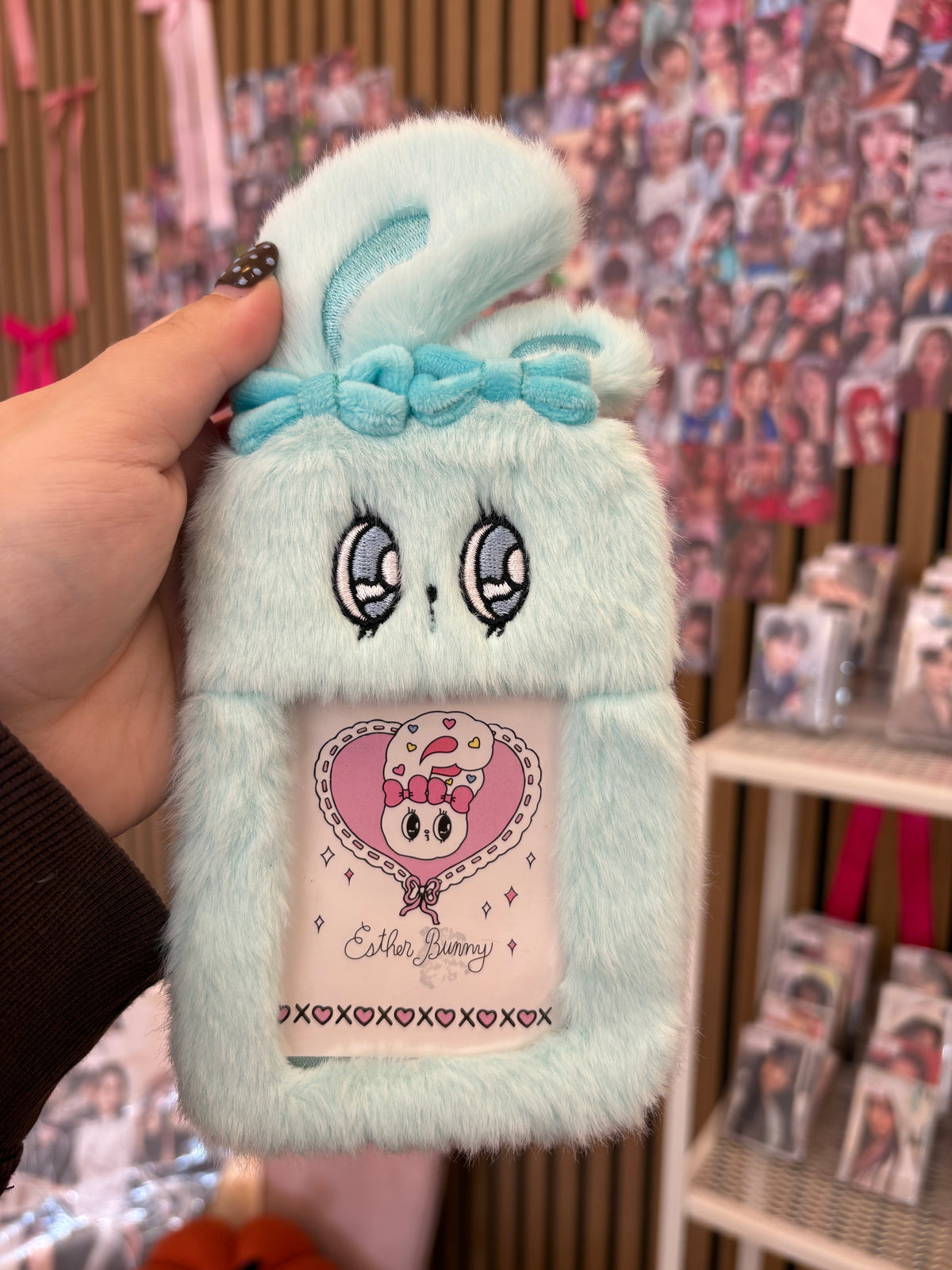 Fluffy Photocard Holder Kpop Kardz