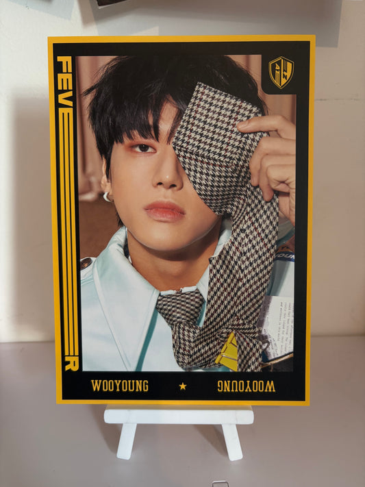 Ateez: Wooyoung Zero: Fever Epilogue Post Card A-I Kpop Kardz