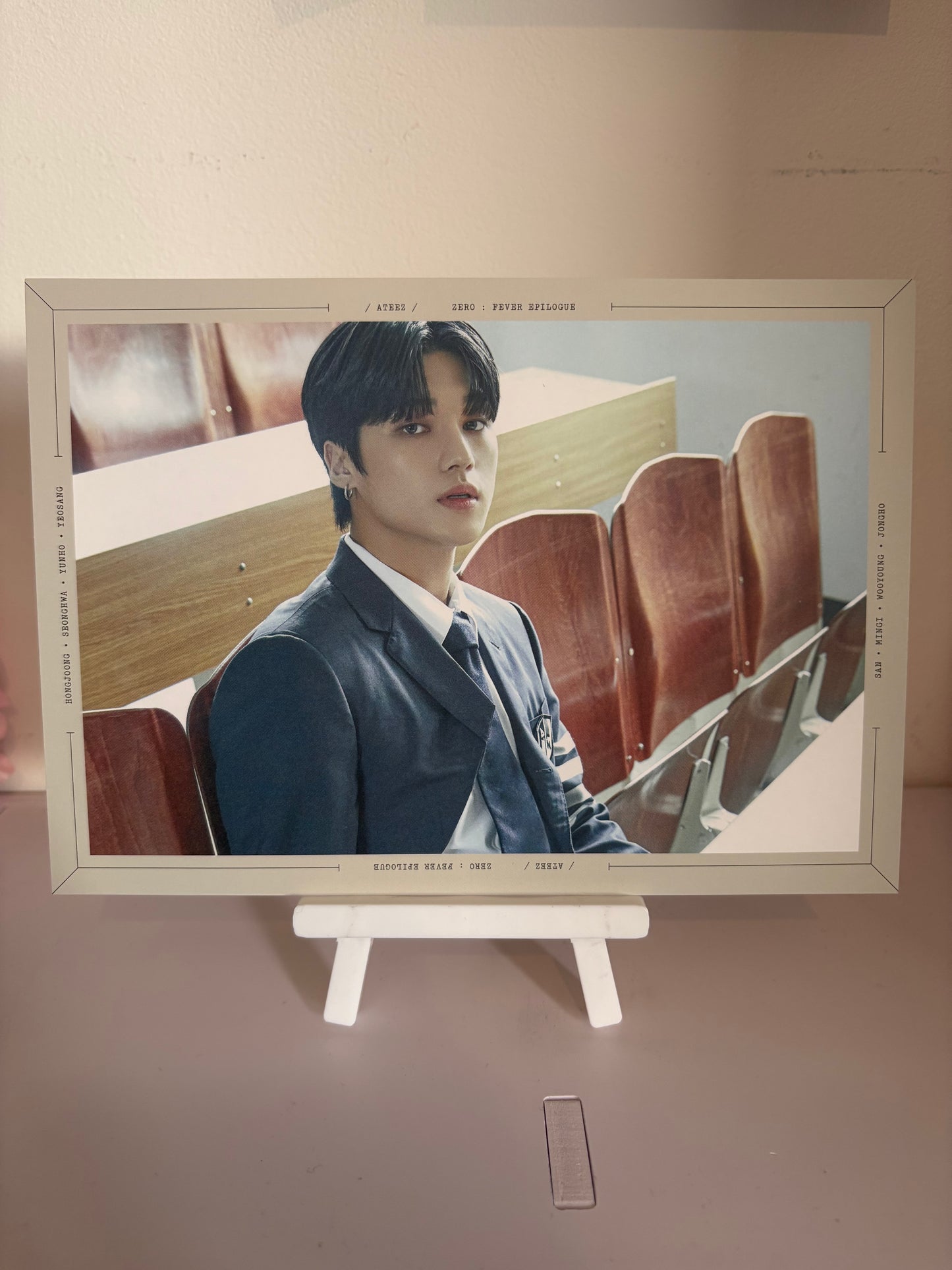Ateez: Wooyoung Zero: Fever Epilogue Post Card A-I